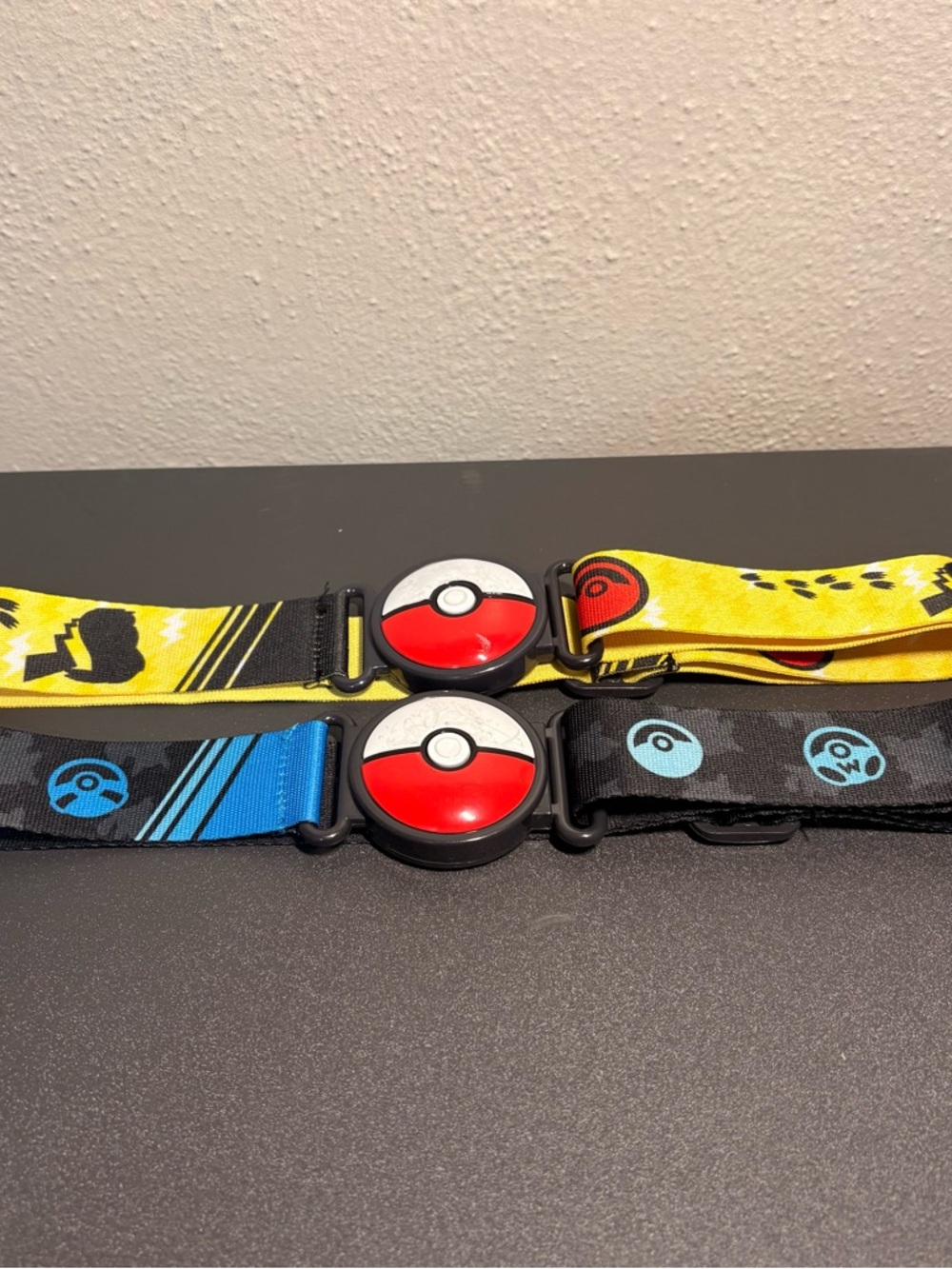 Pokemon Kids battle belts with Poké Ball adjustable- Yellow & Blue/Black